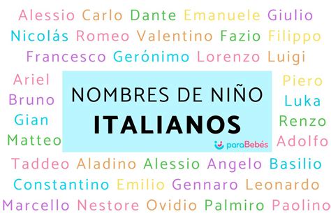 hombres italianos|Listado de Nombres de Hombre ITALIANOS [ 2024 ]